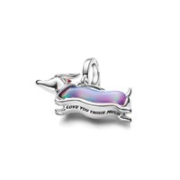 Charm Pandora in Lega metallica Opale sintetico 734970C01 - 734970C01
